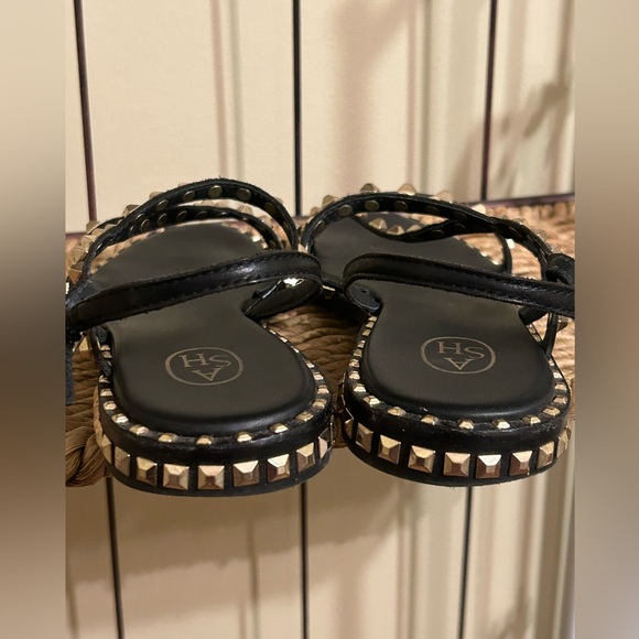 Ash Peace Studded Slingback Leather Sandals 38 - Picture 3 of 12
